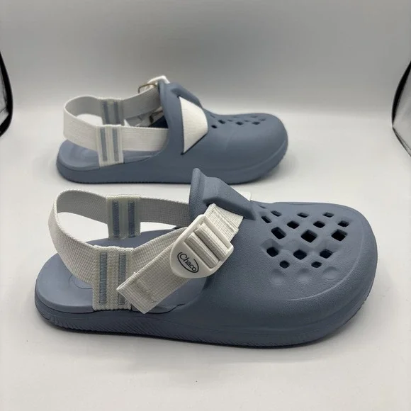Chaco Chillos Clogs Blue Fog Women's Size 6 Slip-On Comfort Foam Sandals New - Picture 8 of 11